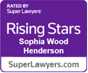 Rated by super lawyers | rising stars | Sophia Wood Henderson | superlawyers.com